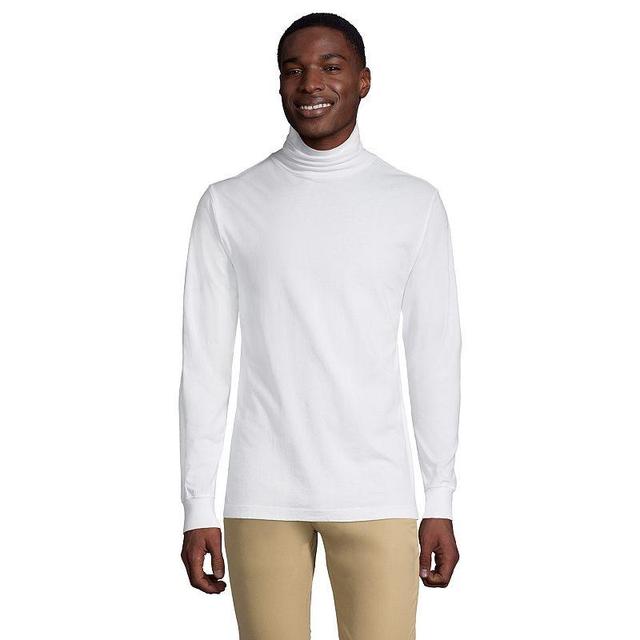 Big & Tall Lands End Super-T Classic-Fit Turtleneck, Mens Product Image