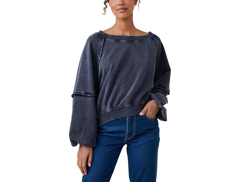 Free People Sweet Deets Sweatshirt Women's Clothing Product Image