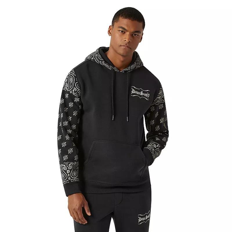 Dogg Supply Paisley Pullover Hoodie, Mens product image