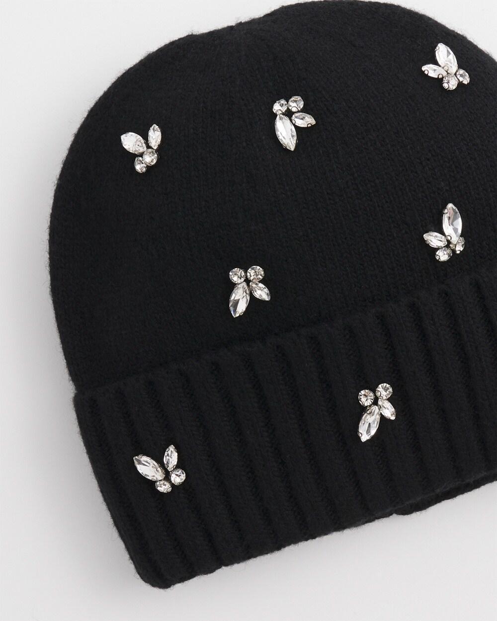 Embellished Cashmere Blend Hat Product Image