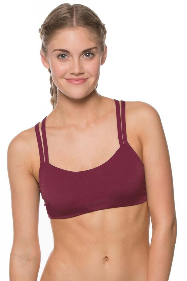 Fendrick Bikini Top - Cabernet Female Product Image