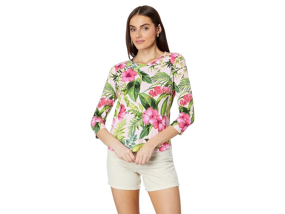 Tommy Bahama Ashby Isles Grand Villa Tee (Malibu Peach) Women's Clothing Product Image