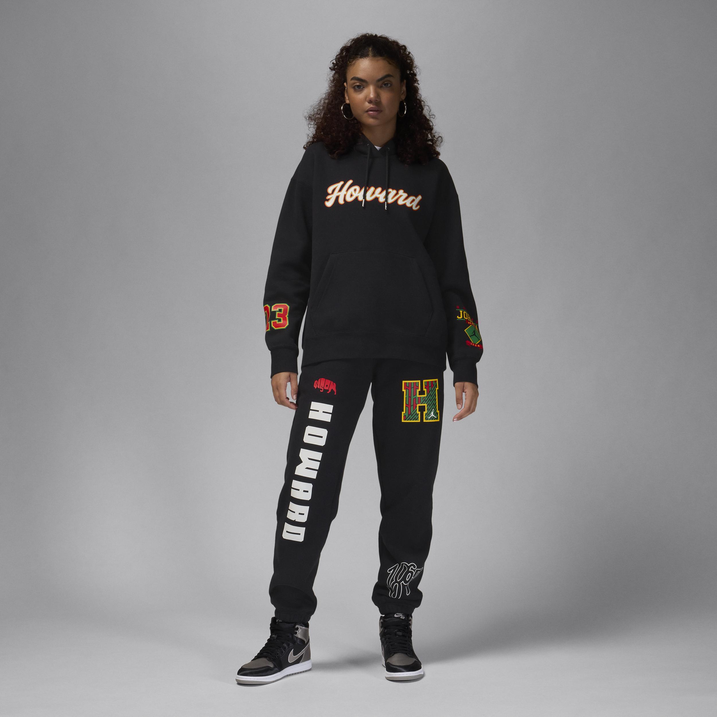 Women's Jordan x Howard University Satin-Lined Pullover Hoodie Product Image