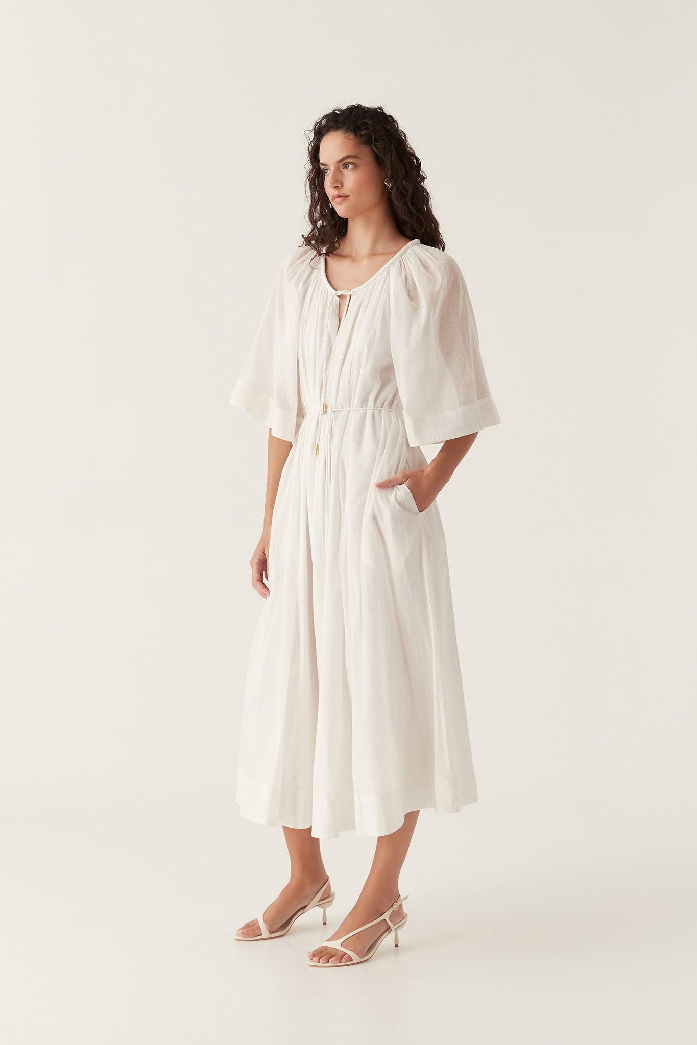 Damia Smock Midi Dress Product Image