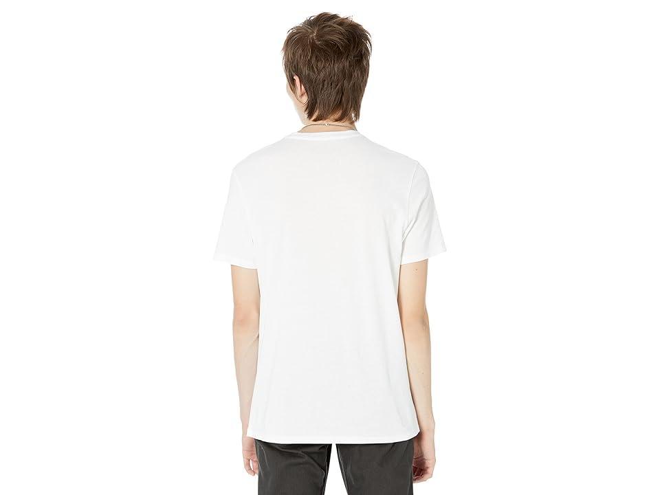 AllSaints Pitch Brace Short Sleeve Crew (Optic ) Men's Clothing Product Image