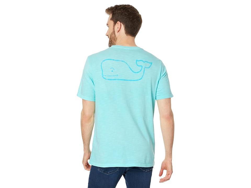 Vineyard Vines SS GRMNT DYD Vintage Whale Pocket Tee (Island Paradise) Men's T Shirt Product Image