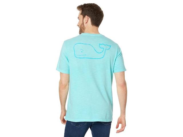 Vineyard Vines SS GRMNT DYD Vintage Whale Pocket Tee (Island Paradise) Men's T Shirt Product Image