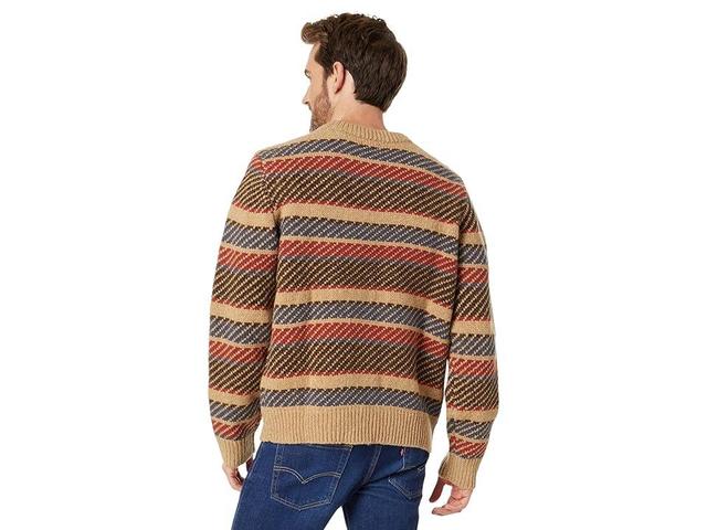 L.L.Bean Classic Raggwool Crew Sweater Fair Isle Regular (Barley) Men's Clothing Product Image