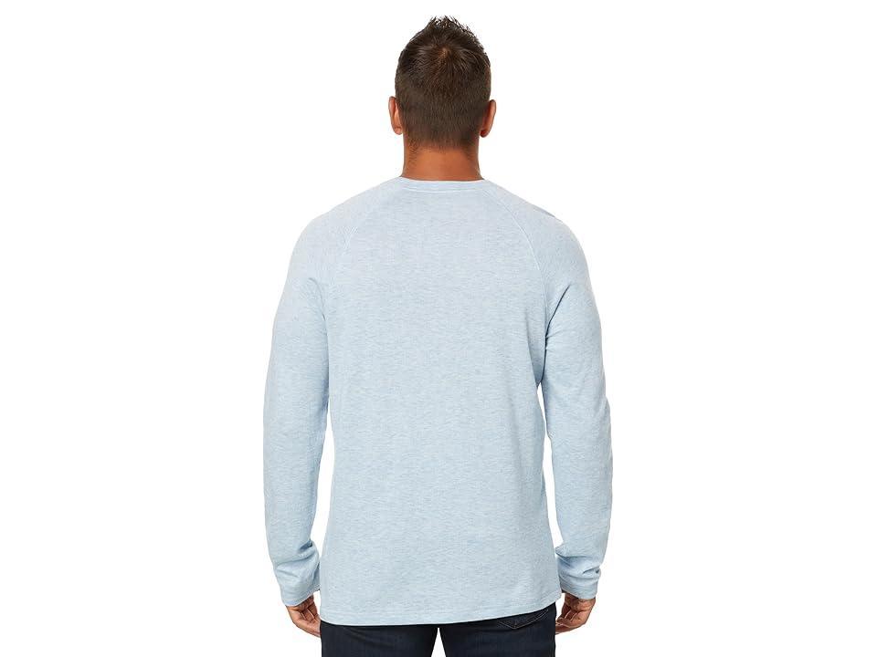 Faherty Ls Cloud Henley (Light Heather) Men's Clothing Product Image