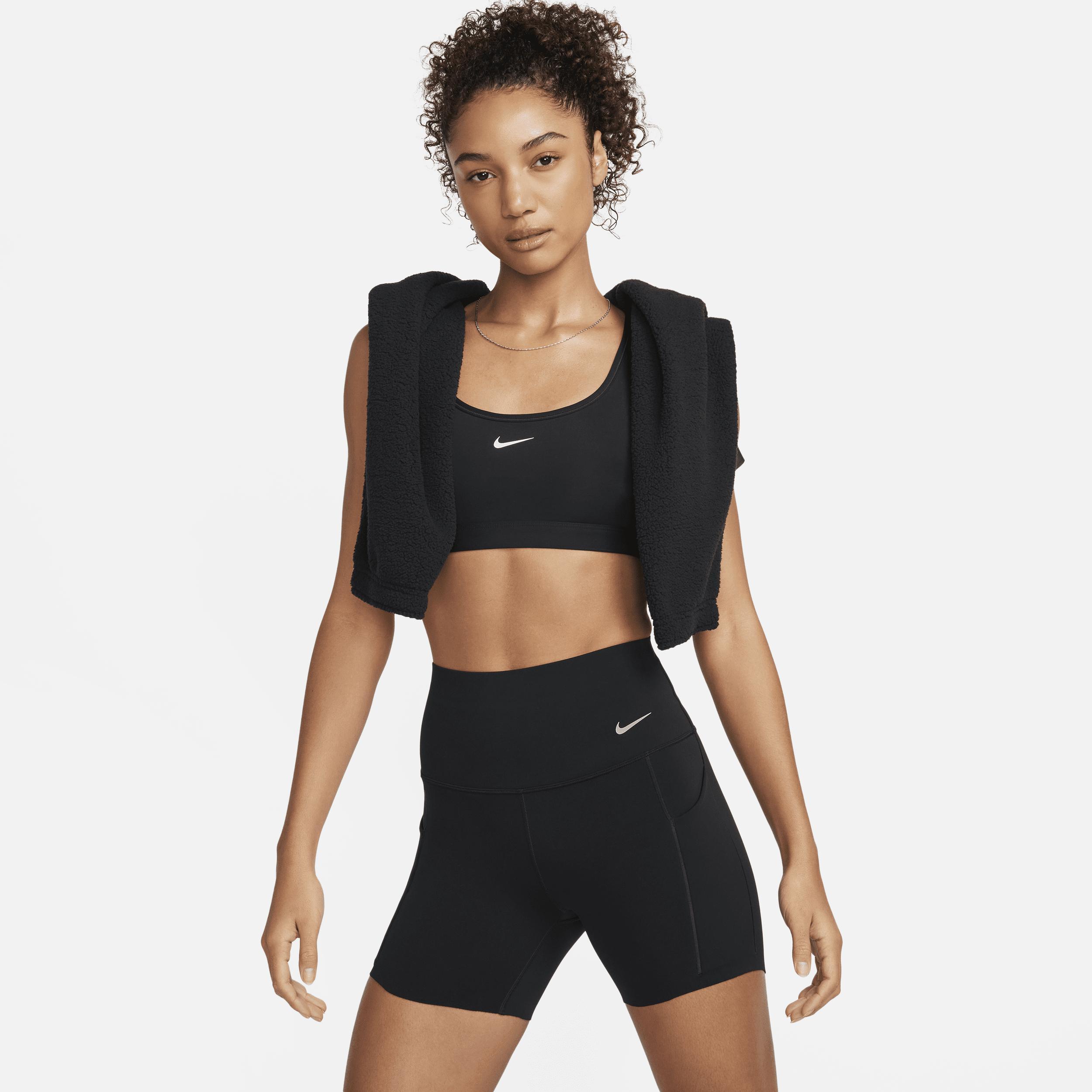 Nike Women's Universa Medium-Support High-Waisted 5" Biker Shorts with Pockets Product Image