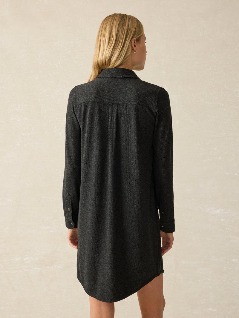 Legend™ Sweater Dress - Heathered Black Twill Product Image