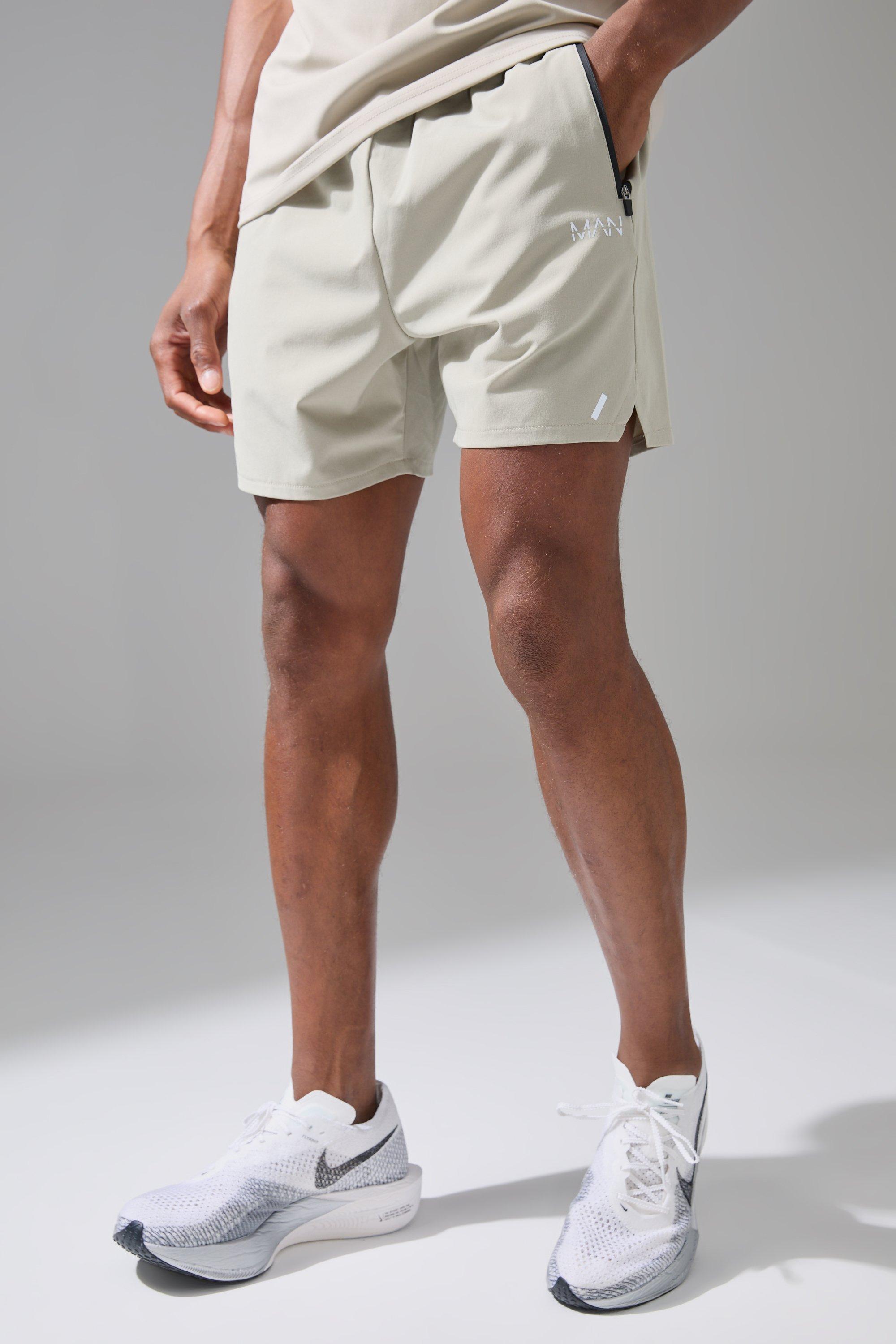 Man Active Perforated Stretch Woven 5inch Short | boohooMAN USA Product Image