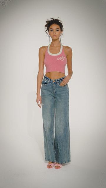 Jamie Heart Wide-Leg Jeans (Final Sale) Product Image