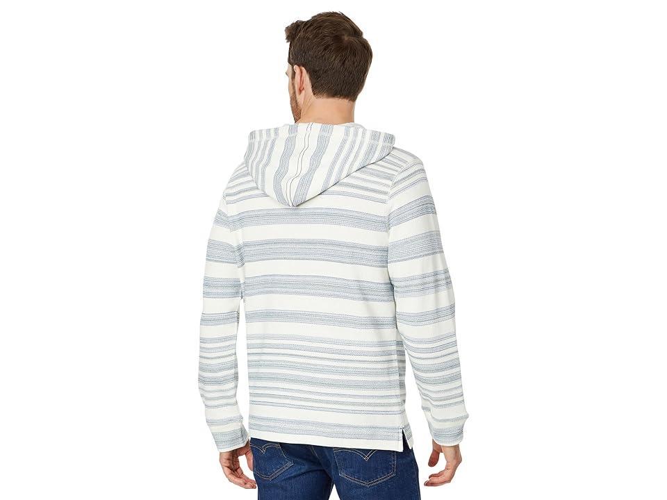 Tommy Bahama Shoreline Stripe Baja Hoodie (Coconut) Men's Sweatshirt Product Image