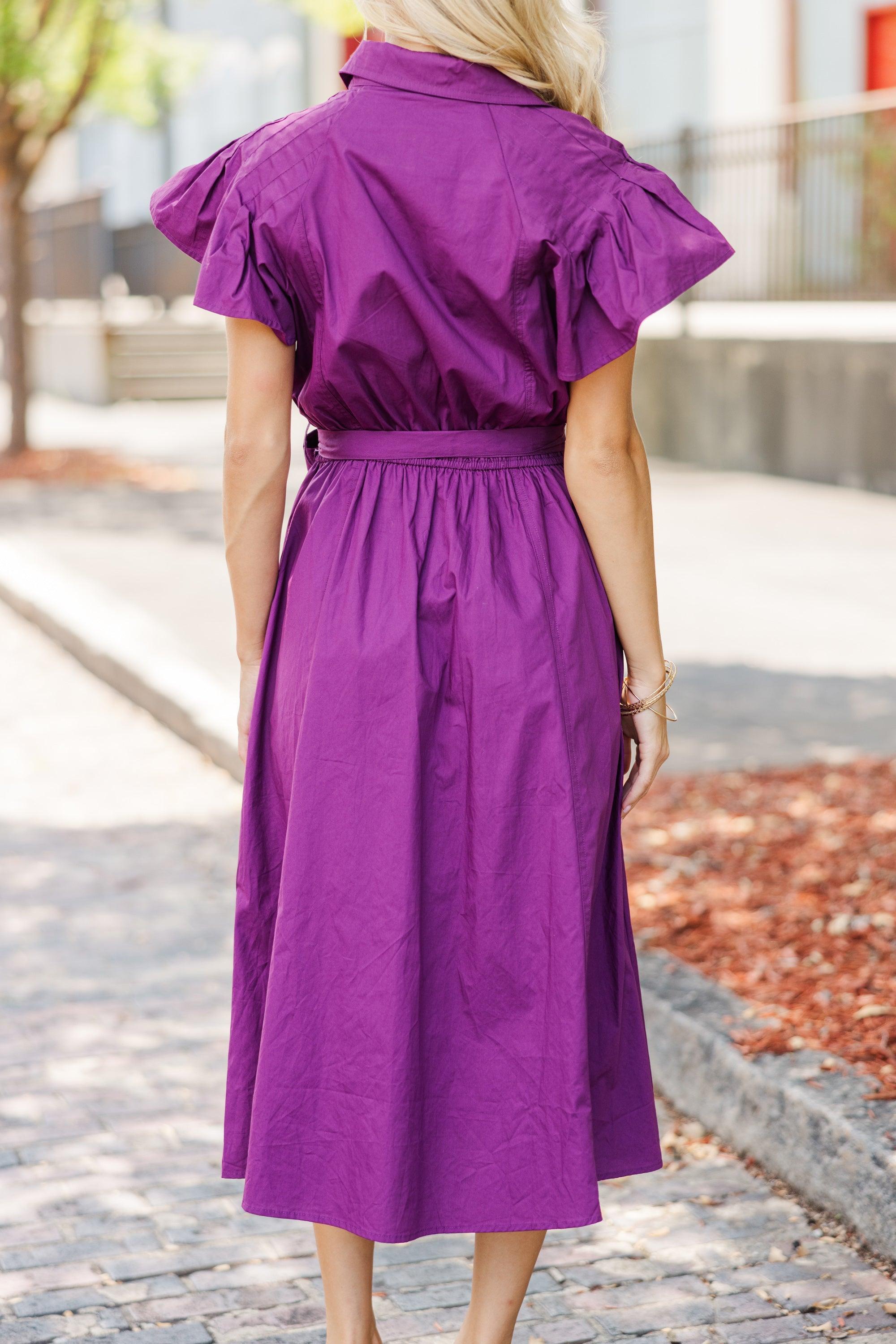 All In A Dream Plum Purple Dress Female Product Image