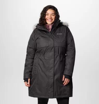 Columbia Womens Apres Arson II Winter Long Down Jacket - Plus Size- Product Image