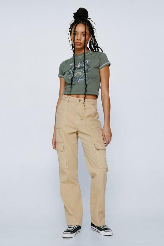 Twill Utility Straight Leg Cargo Pants product image