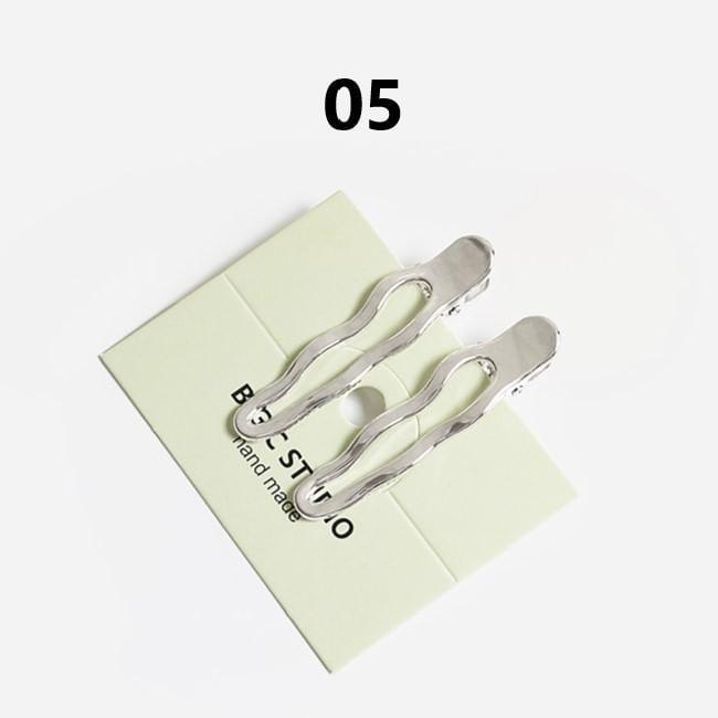 Metal Hair Clip Set Product Image