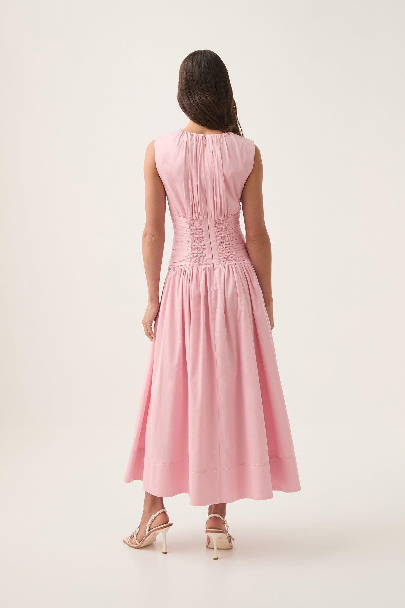 Agatha Knot Waist Midi Dress Product Image