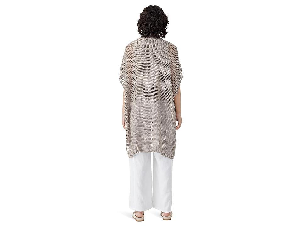 Open-Knit Dolman-Sleeve Cardigan Product Image