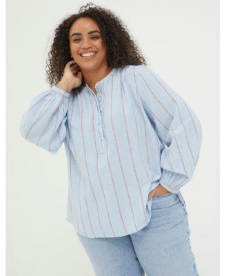 Plus Size Mallie Stripe Shirt Product Image