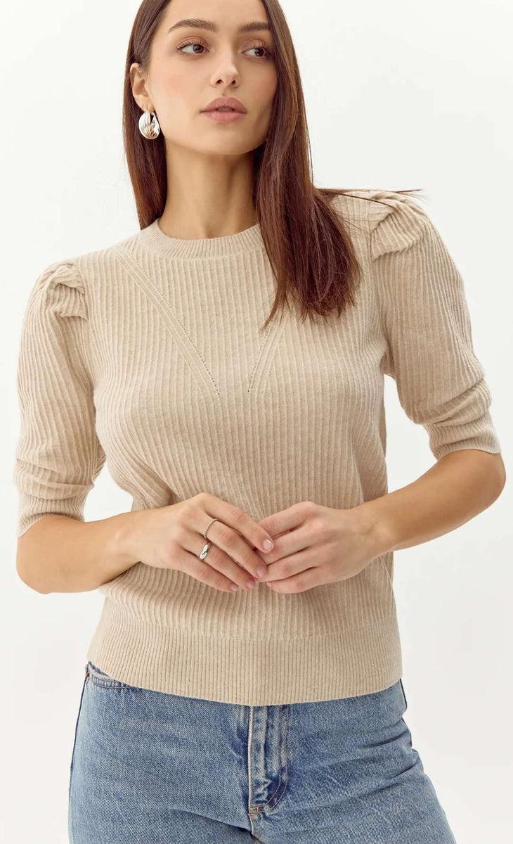 Ruiza Sweater Knit Top Product Image