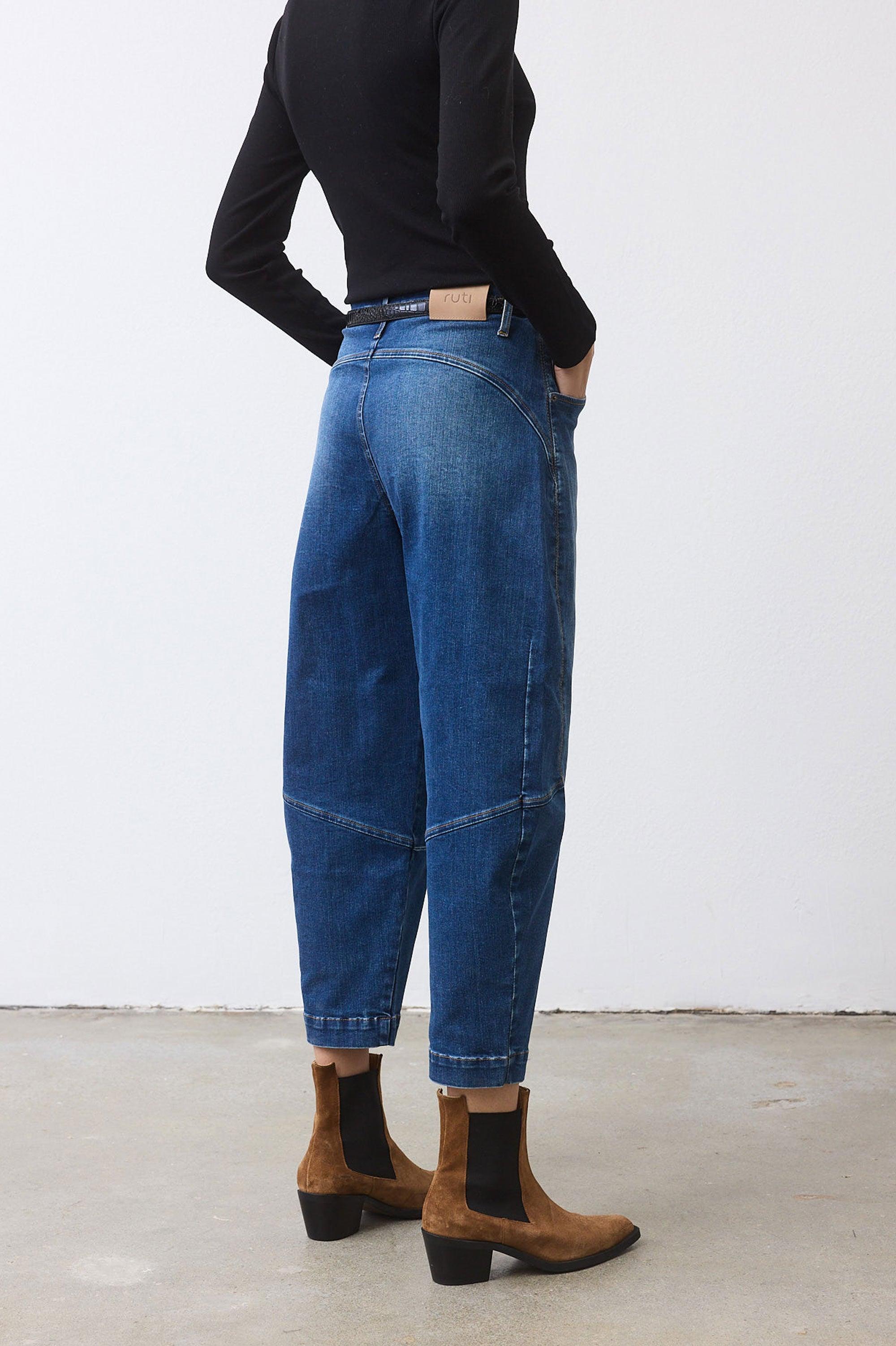 The Petite Denim Wide-ish Pants Product Image