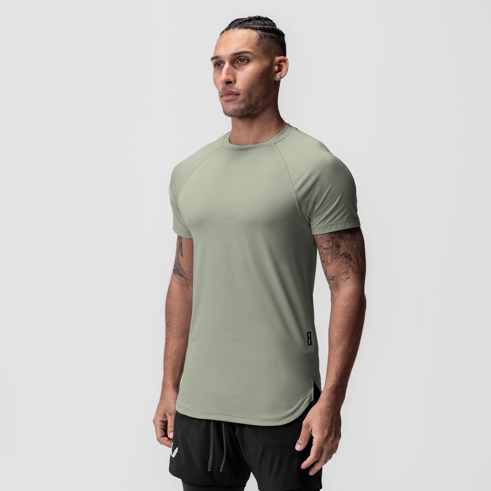 0660. AeroSilver® Established Tee - Sage Male Product Image