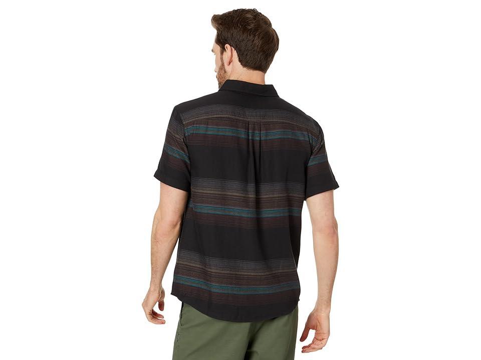 O'Neill Seafaring Stripe Standard Short Sleeve Woven Men's Clothing Product Image