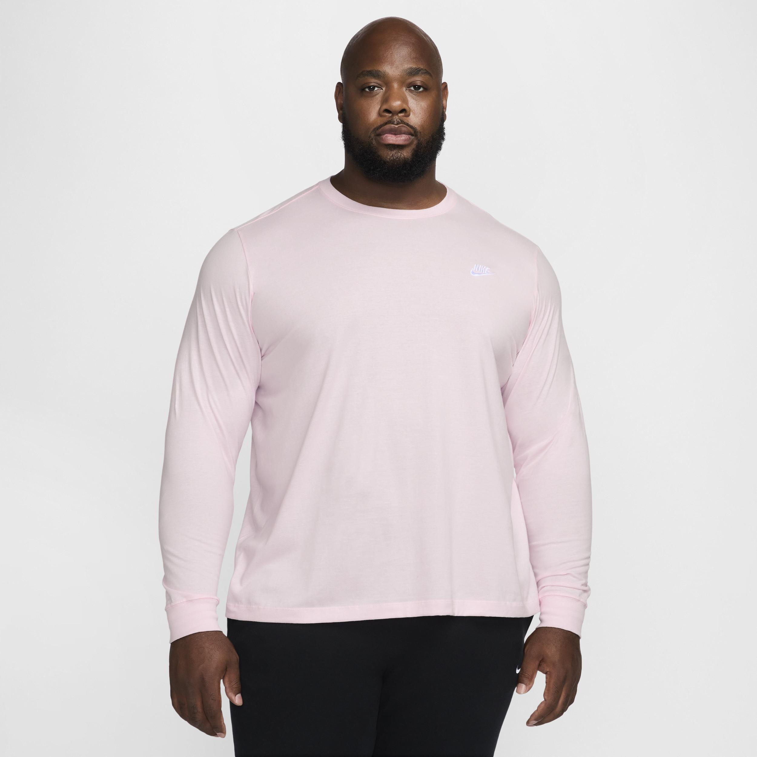 Men's Nike Sportswear Club Long-Sleeve T-Shirt Product Image