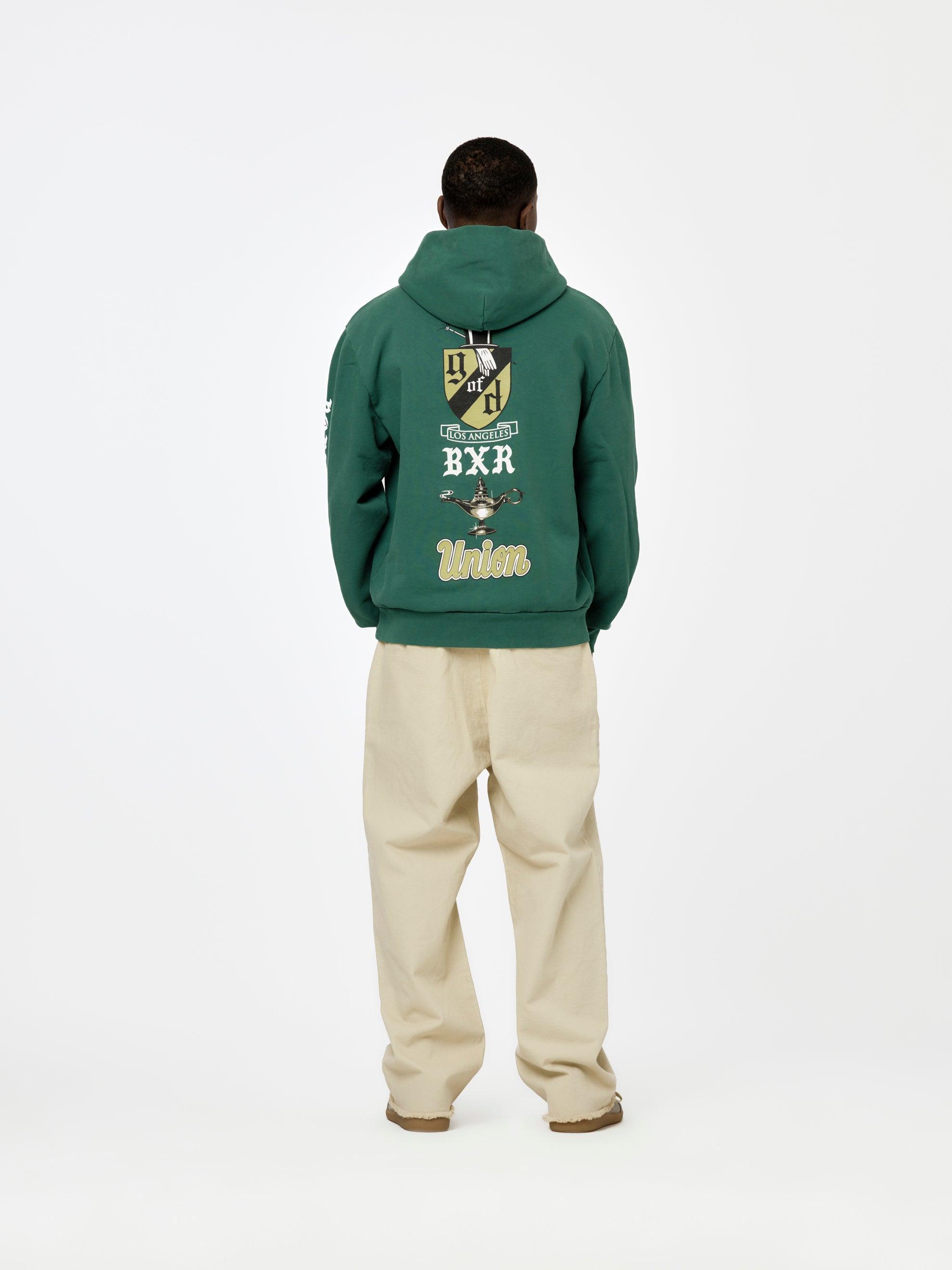 BXR + UNION GENTS OF DESIRE SEAL HOODIE (Emerald Green) Product Image