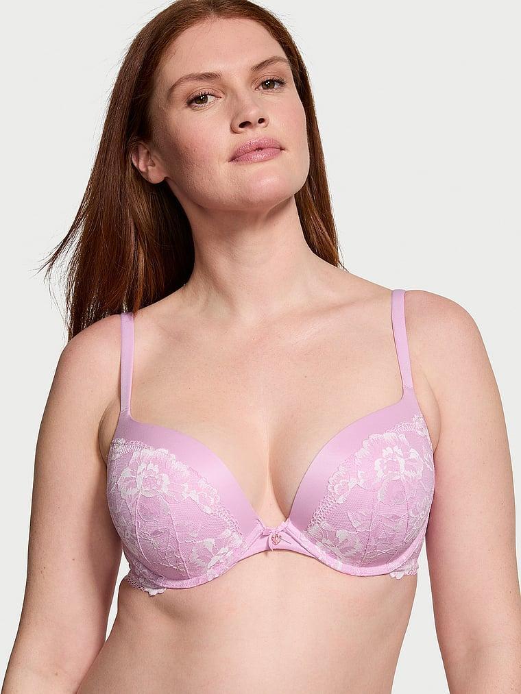 Push-Up Lace-Cup Bra Product Image