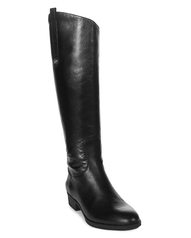 Womens Penny Leather Riding Boots Product Image