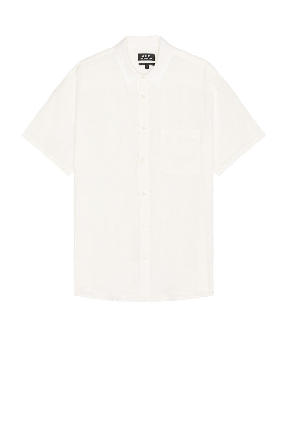 A.P.C. Chemisette Bellini Logo in White Product Image