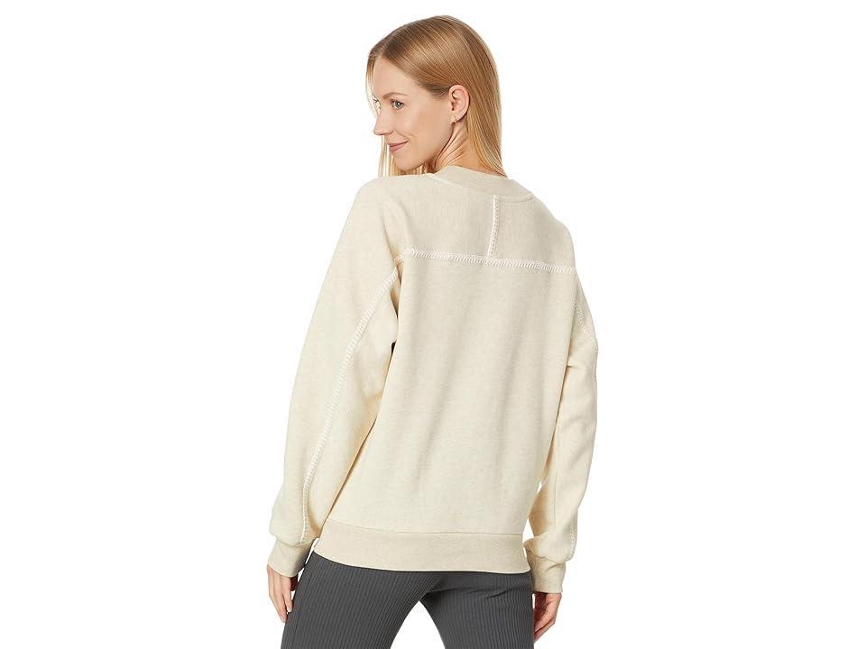 UGG Classic Crew Neck (Sand Heather) Women's Sweater Product Image