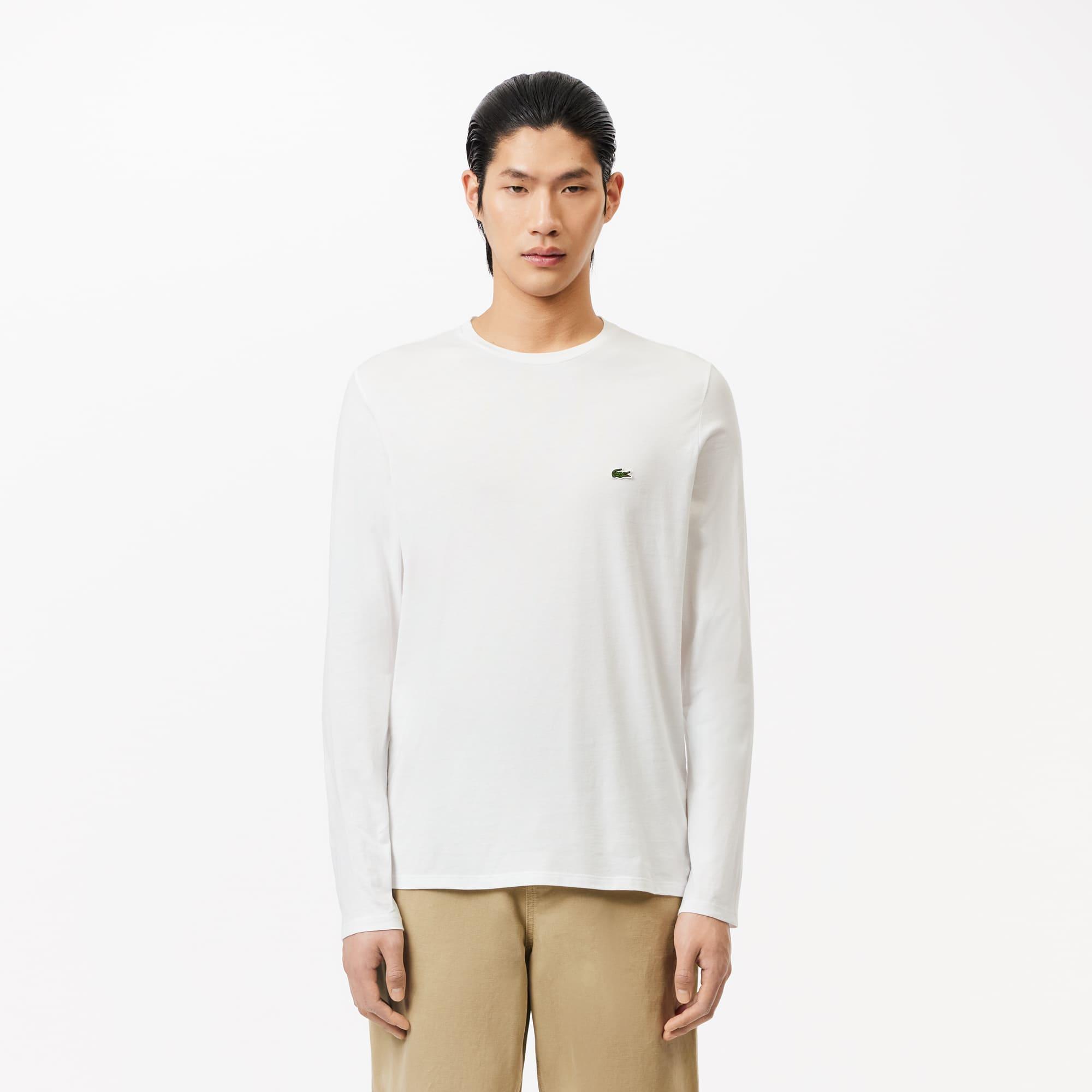 Men's Classic Pima Cotton Long Sleeve T-Shirt Product Image