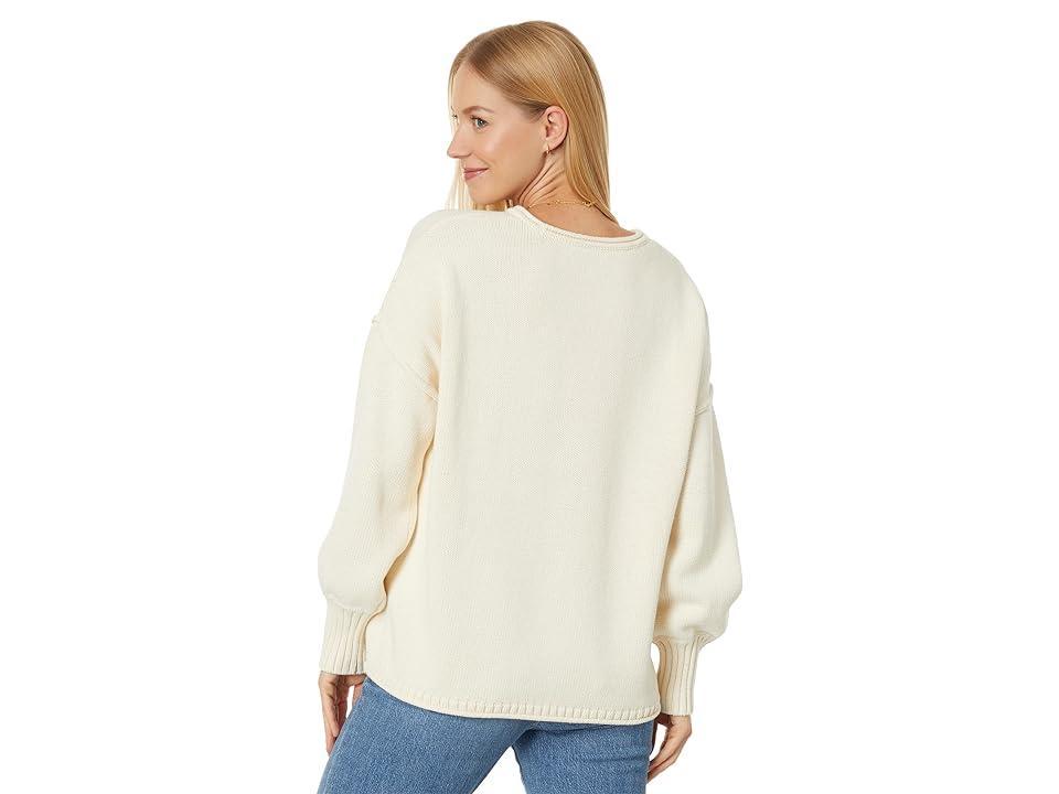 Madewell Conway Pullover Sweater (Antique Cream) Women's Sweater Product Image