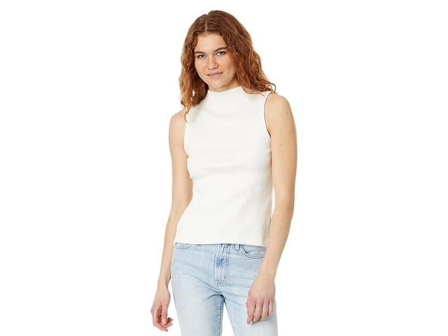 Madewell Side-Slit Mockneck Tank (True ) Women's Clothing Product Image