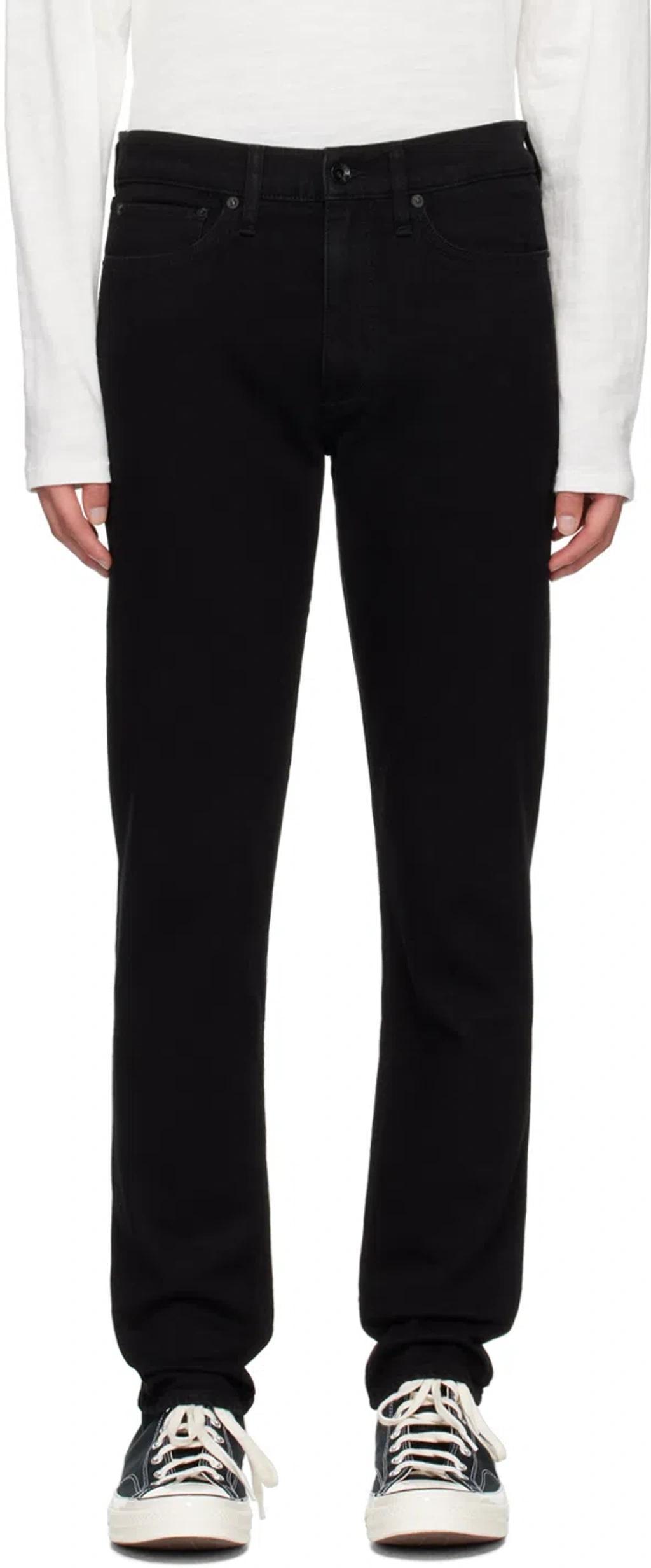 RAG & BONE Black Fit 2 Jeans Product Image