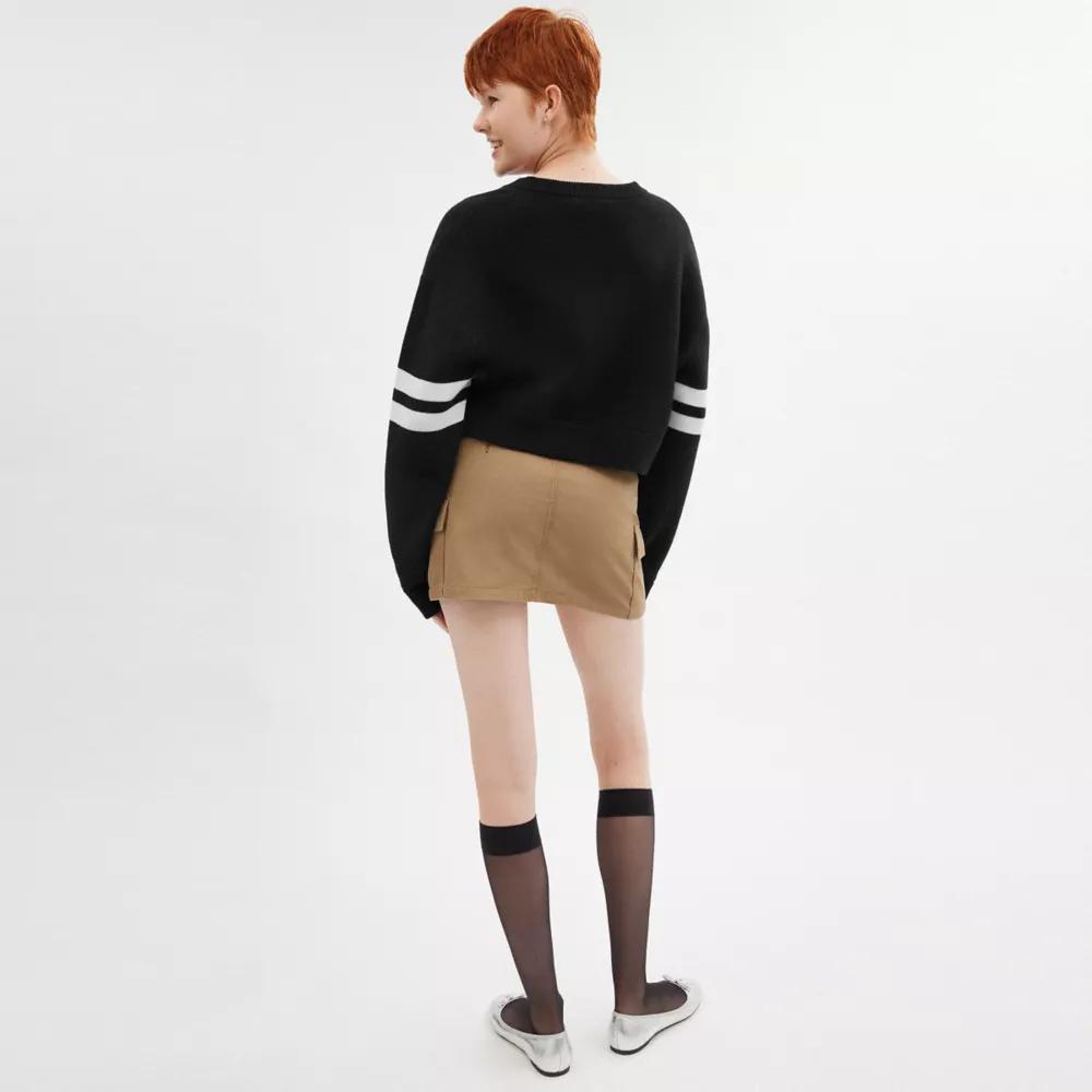 Cropped Coach Sweater Product Image