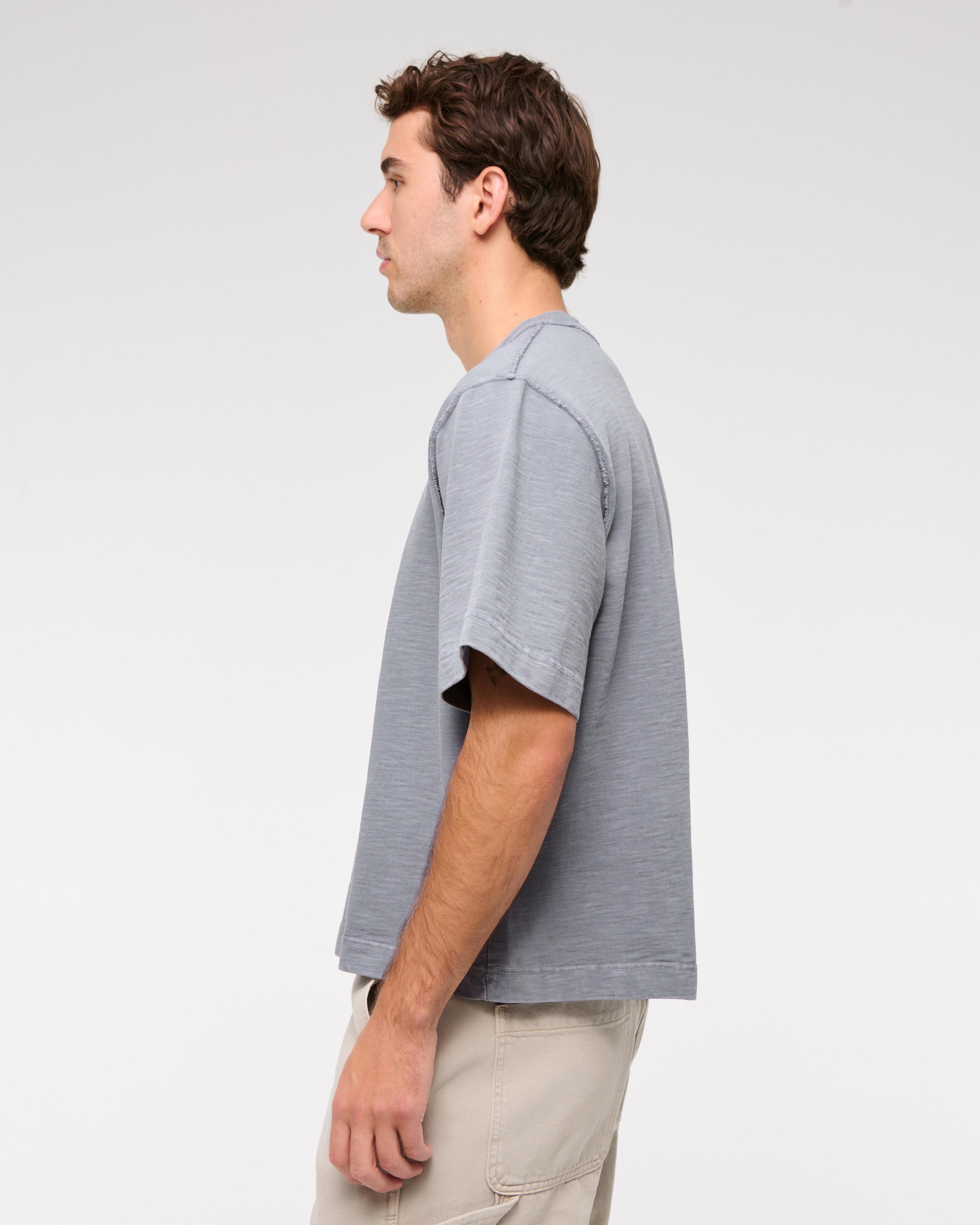 Premium Heavyweight Slub Cropped Tee Product Image