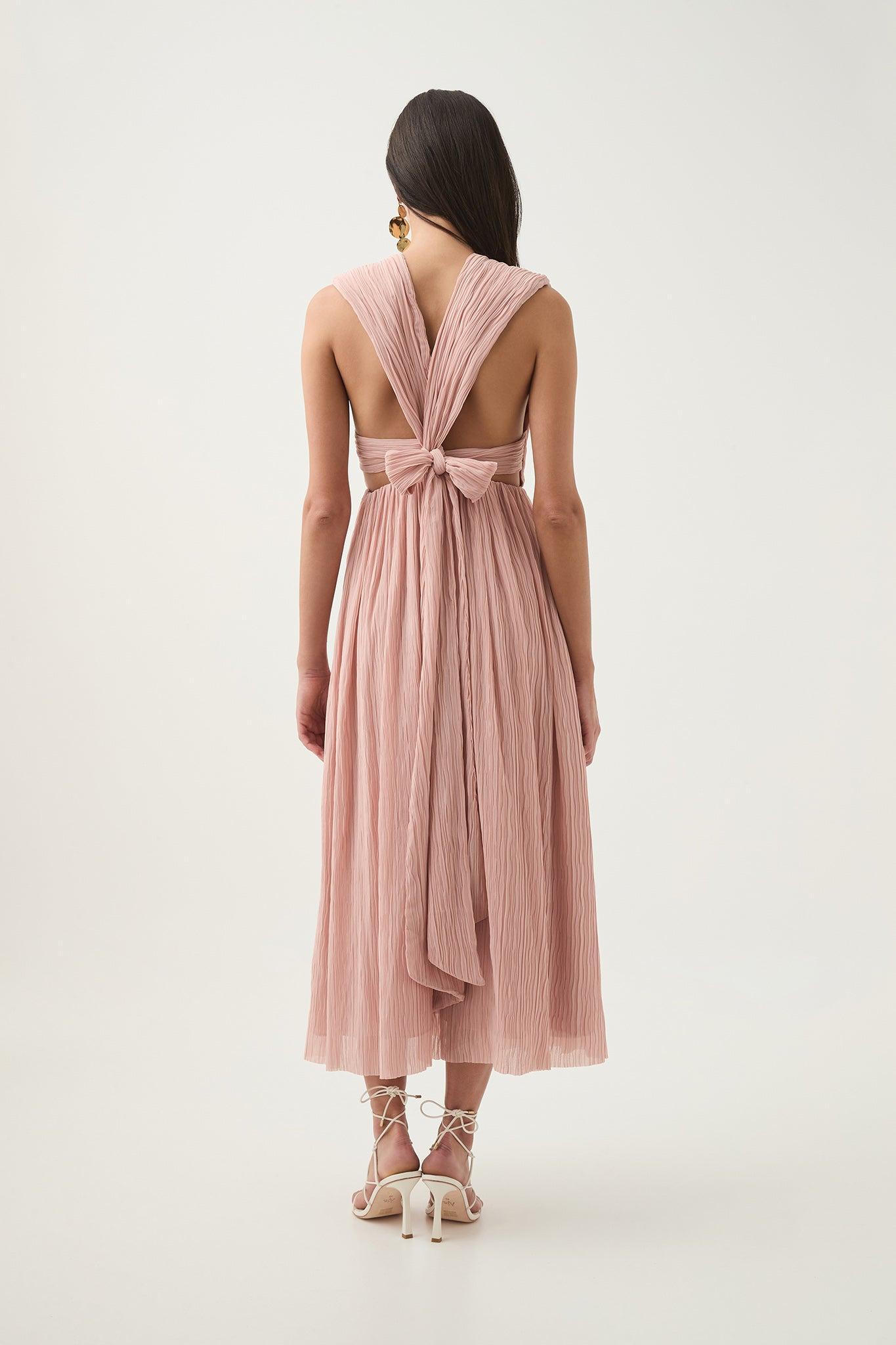 Becoming Bow Back Midi Dress Product Image