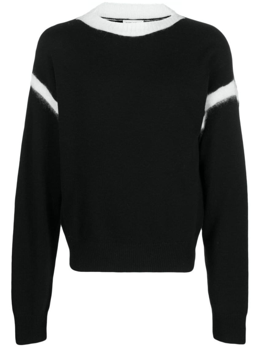 Black Logo Detail Sweater Product Image