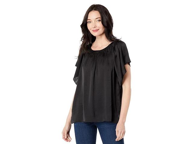 Vince Camuto Rumple Blouse - black - Size: Small Product Image