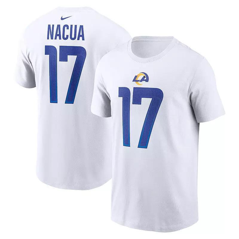 Mens Nike Puka Nacua Los Angeles Rams Player Name & Number T-Shirt Product Image