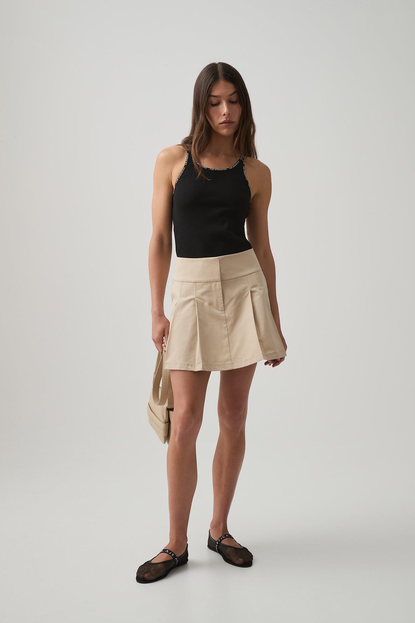 Pleated Mini Skirt 648 Product Image