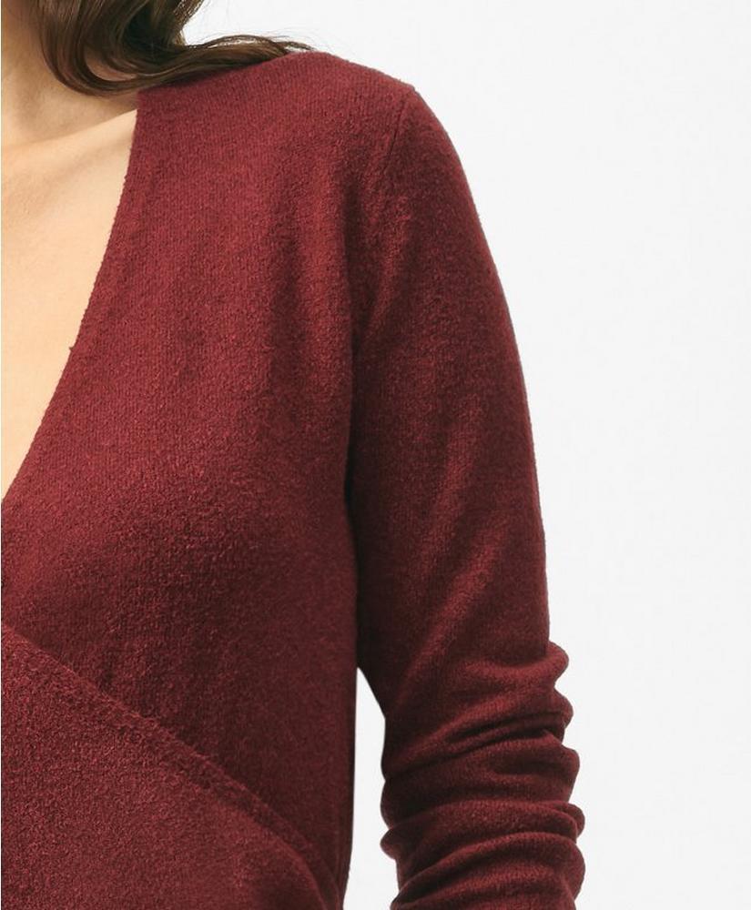 Faux Wrap Sweater in Silk Blend Product Image