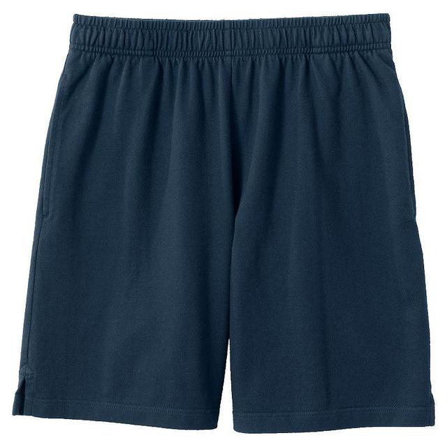 Mens Lands End Jersey Knit Shorts Gray Grey Product Image