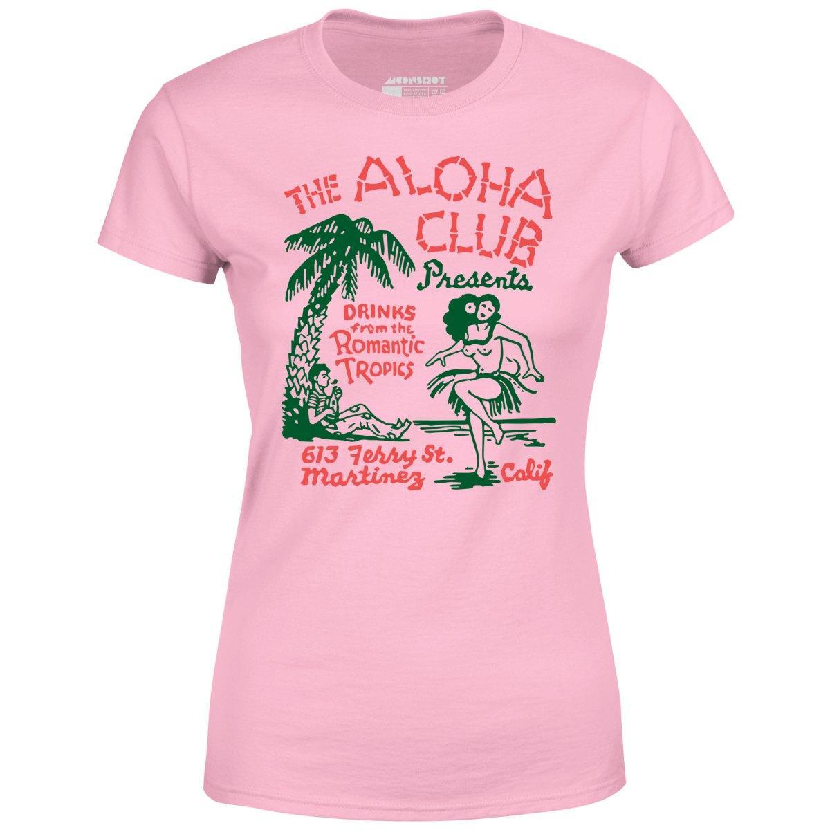 The Aloha Club - Martinez, CA - Vintage Tiki Bar - Women's T-Shirt Female Product Image