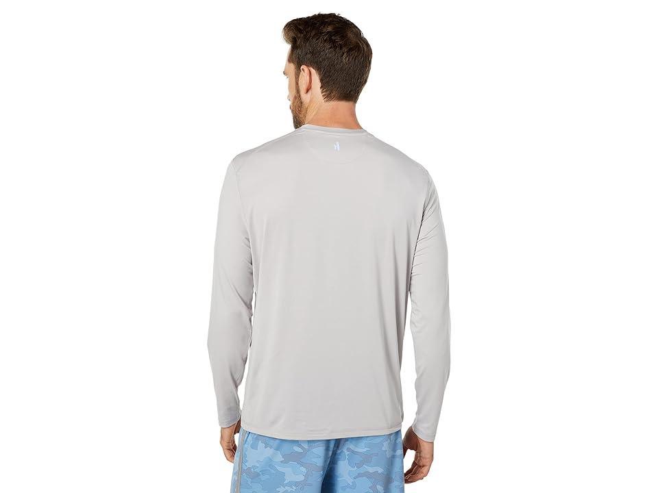 johnnie-O Runner Long Sleeve Performance T-Shirt (Quarry) Men's Clothing Product Image